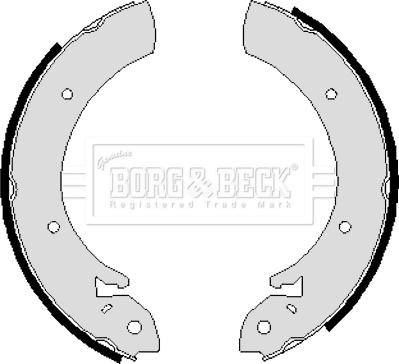 Borg & Beck BBS6055 - Set saboti frana aaoparts.ro