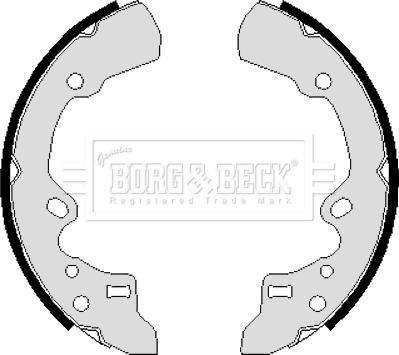 Borg & Beck BBS6063 - Set saboti frana aaoparts.ro