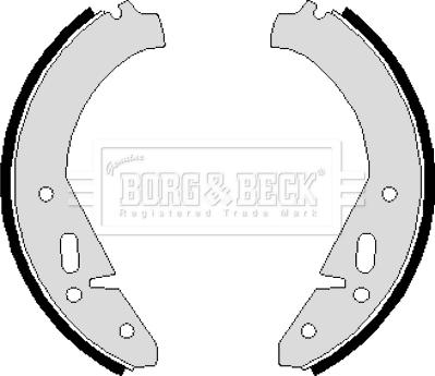 Borg & Beck BBS6081 - Set saboti frana aaoparts.ro