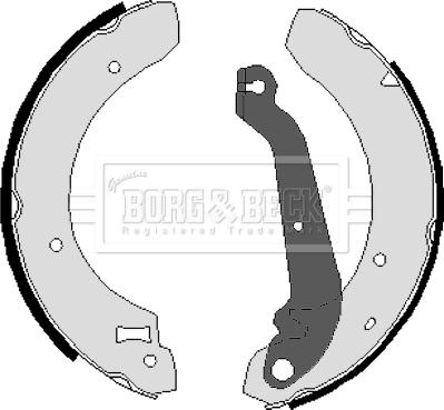 Borg & Beck BBS6034 - Set saboti frana aaoparts.ro