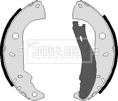 Borg & Beck BBS6026 - Set saboti frana aaoparts.ro