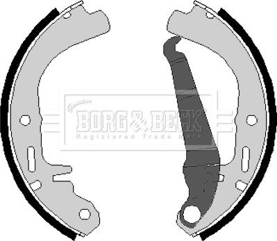 Borg & Beck BBS6076 - Set saboti frana aaoparts.ro