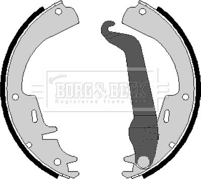 Borg & Beck BBS6077 - Set saboti frana aaoparts.ro