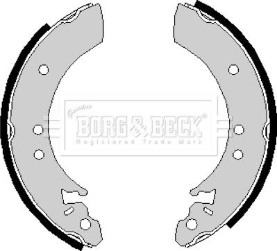 Borg & Beck BBS6143 - Set saboti frana aaoparts.ro
