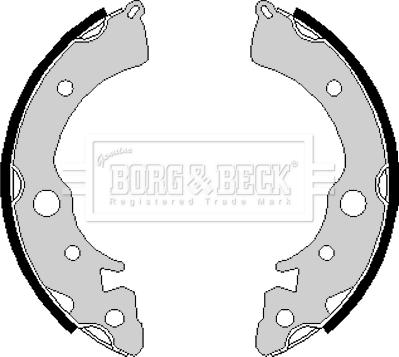 Borg & Beck BBS6164 - Set saboti frana aaoparts.ro
