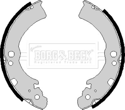 Borg & Beck BBS6168 - Set saboti frana aaoparts.ro