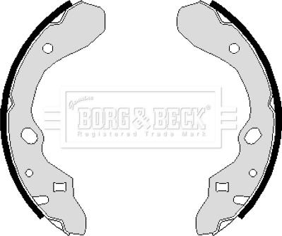 Borg & Beck BBS6112 - Set saboti frana aaoparts.ro
