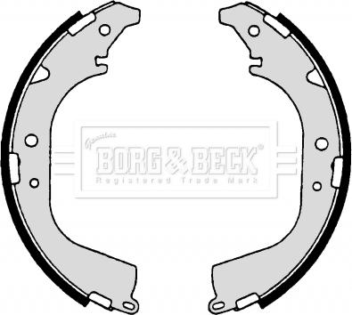 Borg & Beck BBS6182 - Set saboti frana aaoparts.ro