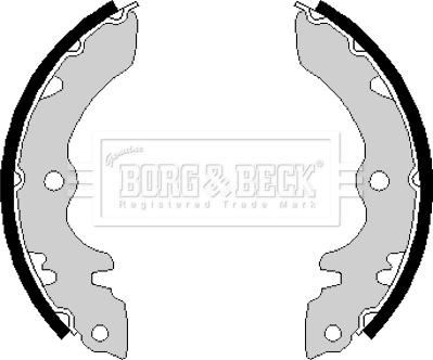Borg & Beck BBS6136 - Set saboti frana aaoparts.ro