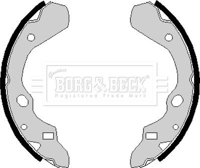 Borg & Beck BBS6130 - Set saboti frana aaoparts.ro