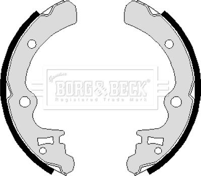 Borg & Beck BBS6121 - Set saboti frana aaoparts.ro