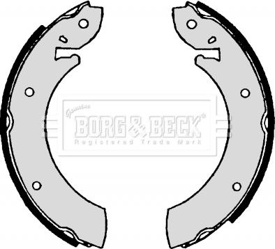 Borg & Beck BBS6172 - Set saboti frana aaoparts.ro