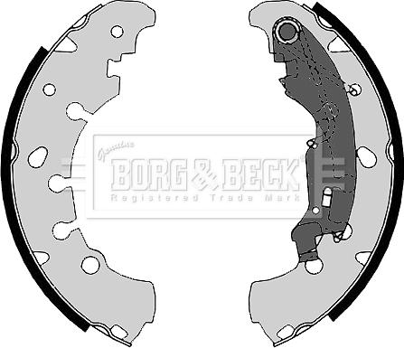 Borg & Beck BBS6364 - Set saboti frana aaoparts.ro