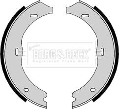 Borg & Beck BBS6365 - Set saboti frana, frana de mana aaoparts.ro