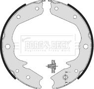 Borg & Beck BBS6361 - Set saboti frana, frana de mana aaoparts.ro