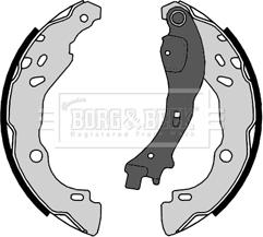Borg & Beck BBS6376 - Set saboti frana aaoparts.ro