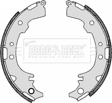 Borg & Beck BBS6295 - Set saboti frana aaoparts.ro