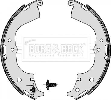 Borg & Beck BBS6291 - Set saboti frana aaoparts.ro