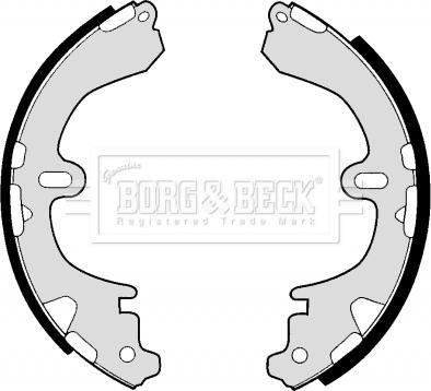 Borg & Beck BBS6249 - Set saboti frana aaoparts.ro