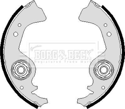 Borg & Beck BBS6244 - Set saboti frana aaoparts.ro