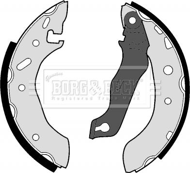 Borg & Beck BBS6256 - Set saboti frana aaoparts.ro