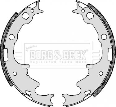 Borg & Beck BBS6269 - Set saboti frana aaoparts.ro