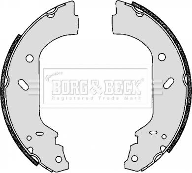 Borg & Beck BBS6265 - Set saboti frana aaoparts.ro
