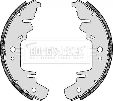 Borg & Beck BBS6263 - Set saboti frana aaoparts.ro