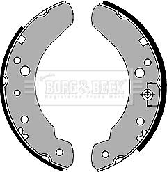 Borg & Beck BBS6209 - Set saboti frana aaoparts.ro