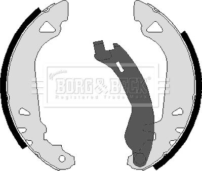 Borg & Beck BBS6201 - Set saboti frana aaoparts.ro