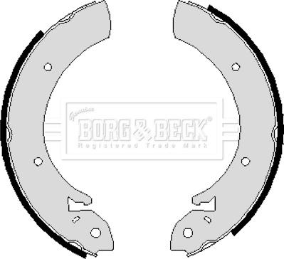 Borg & Beck BBS6214 - Set saboti frana aaoparts.ro