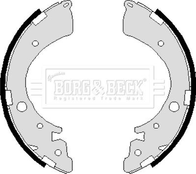 Borg & Beck BBS6235 - Set saboti frana aaoparts.ro
