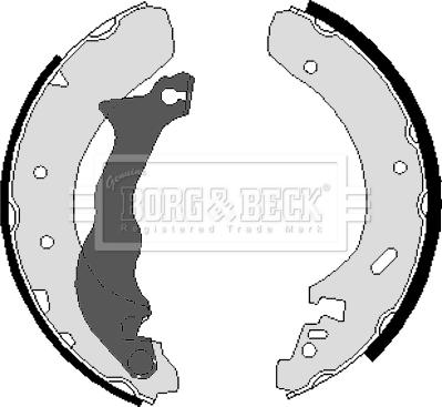 Borg & Beck BBS6224 - Set saboti frana aaoparts.ro