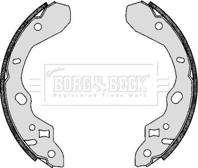 Borg & Beck BBS6275 - Set saboti frana aaoparts.ro