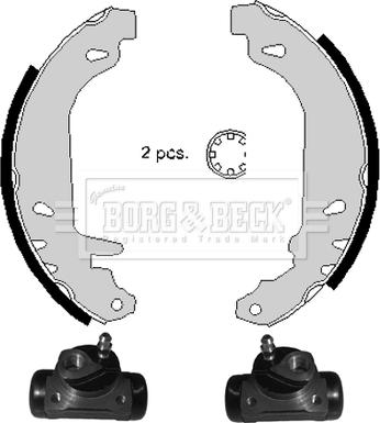 Borg & Beck BBS1009K - Set saboti frana aaoparts.ro