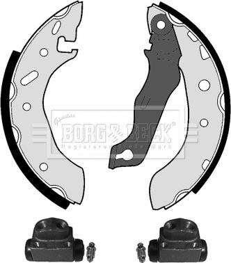 Borg & Beck BBS1018K - Set saboti frana aaoparts.ro