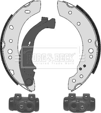 Borg & Beck BBS1074K - Set saboti frana aaoparts.ro