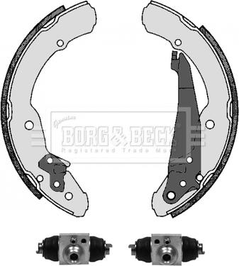 Borg & Beck BBS1072K - Set saboti frana aaoparts.ro