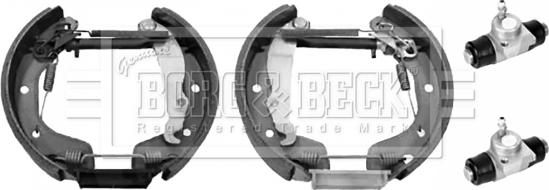 Borg & Beck BBS1156K - Set saboti frana aaoparts.ro
