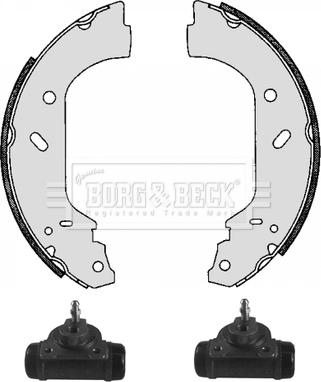 Borg & Beck BBS1115K - Set saboti frana aaoparts.ro