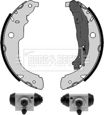 Borg & Beck BBS1136K - Set saboti frana aaoparts.ro