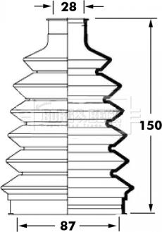 Borg & Beck BCB6023 - Burduf cauciuc, articulatie planetara aaoparts.ro