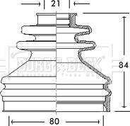Borg & Beck BCB2699 - Burduf cauciuc, articulatie planetara aaoparts.ro