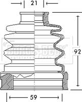 Borg & Beck BCB2656 - Burduf cauciuc, articulatie planetara aaoparts.ro