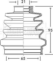 Borg & Beck BCB2687 - Burduf cauciuc, articulatie planetara aaoparts.ro