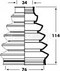 Borg & Beck BCB2352 - Burduf cauciuc, articulatie planetara aaoparts.ro