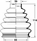 Borg & Beck BCB2360 - Burduf cauciuc, articulatie planetara aaoparts.ro