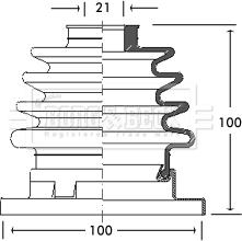 Borg & Beck BCB2759 - Burduf cauciuc, articulatie planetara aaoparts.ro
