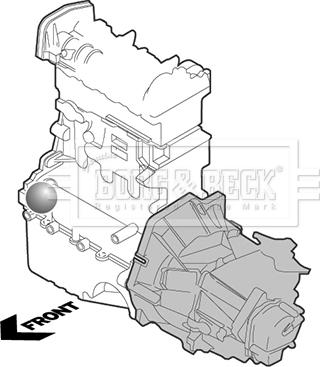Borg & Beck BEM4301 - Suport motor aaoparts.ro