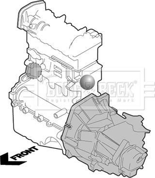 Borg & Beck BEM3148 - Suport motor aaoparts.ro